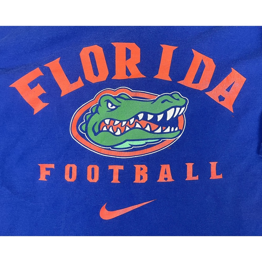 Vintage Florida Gators Shirt Mens XL Blue NCAA Football Nike College 90s - Picture 3 of 9